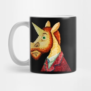 Pointillism Unicorn Mug